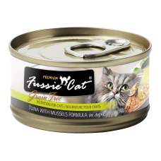 Fussie Cat Black Label Tuna and Mussel 80g